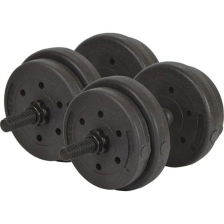 Stång - hantel - vikt Eb fit Hantel B/Bitumenbox 2 x 8 kg