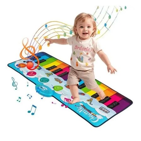 Klavermåtte med instrumenter