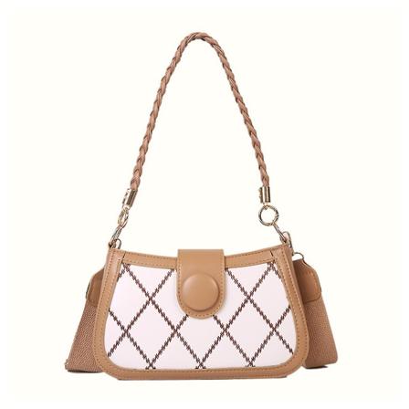 Fashion Diamantväska Axelväska Vintage Klassisk Handväska Clutchväska khaki