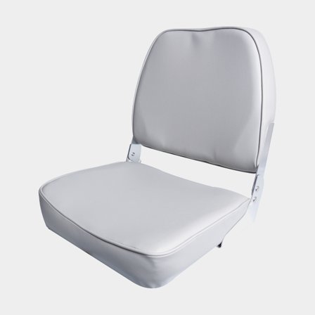Folding boat seat ESM SC40, 38 x 33 x 43 cm, light grey