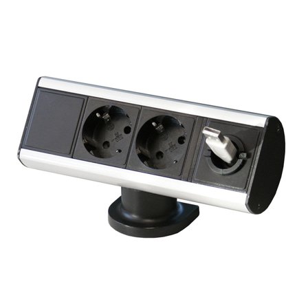 Kondator Axessline Desk Bordsenhet 2 uttag, jordad, Installationsmaterial