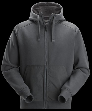 Snickers Workwear 2875-5859 Hettegenser grå, helglidelås Grå, Klær