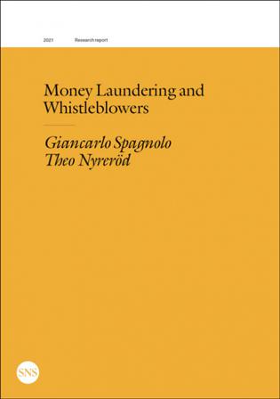 Money laundering and whistleblowers - Bok av Giancarlo Spagnolo & Theo Nyreröd - Häfte
