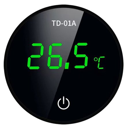 LED Digitalt Akvarietermometer Måle Temperaturmåler Verktøy Festes På Akvarium Nedsenkbar Vanntemperaturmåler