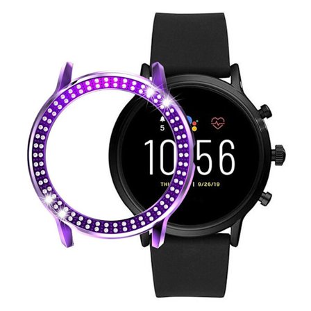 Fossil Gen 5 Carlyle HR rhombus dekorram - Lila