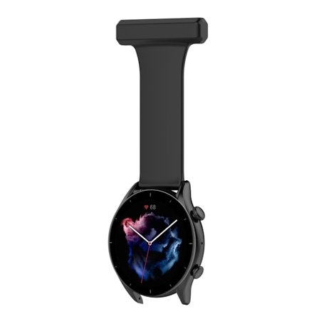 Samsung Galaxy Watch 46mm/45 mm Rem Sjuksköterskeklocka Svart