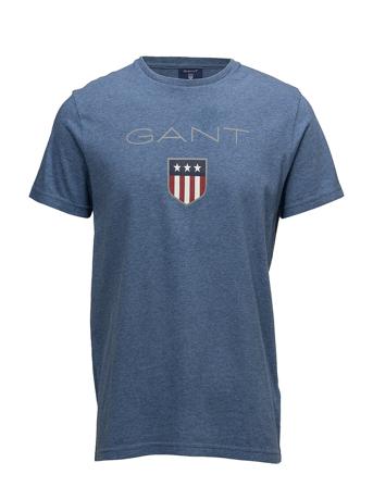 Shield Ss T-Shirt T-shirts Short-sleeved Sininen GANT