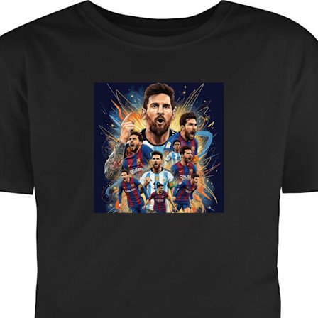 Lapsen t-paita Lionel Messi juliste Barcelona Argentiina jalkapallo legenda numero 10 maailmancup GOAT jalkapalloilija taide