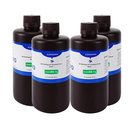 405nm UV-harts för LCD 3D-skrivare, hög styrka, låg krympning,4 kg grön standard