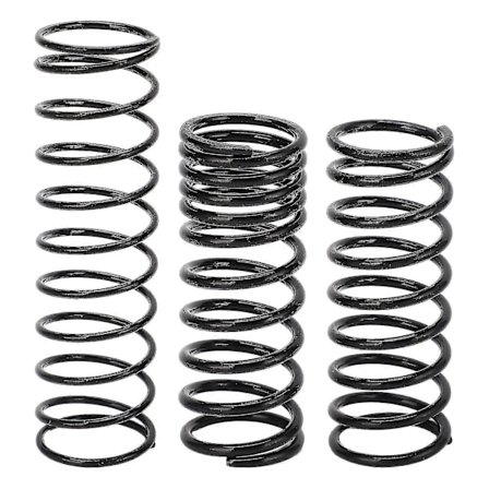 3 kpl Päivityspolkimen Jousipaketti Metalli Musta Korkea Lujuus Logitech G25 G27 G29 G920 Kilpa-ohjauspyörälle