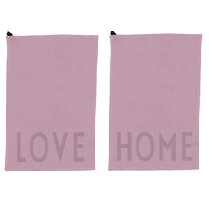 Design Letters 2-Pack Lavender Favorite Tea Towel One Size - Textile - One size - Purple