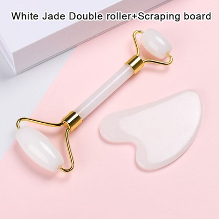 Jade Roller Gua sha Board Anti Aging Face Massage Beauty Care S