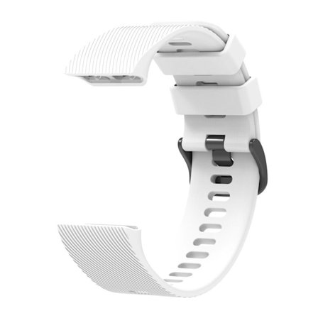 Garmin Forerunner 35 / 30 Watch Strap with Black Buckle - White