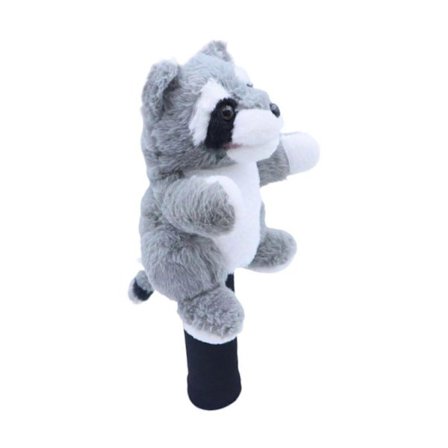 Golf Træ Driver Hoveddæksel Lavet af Plys til Køller Vaskebjørn