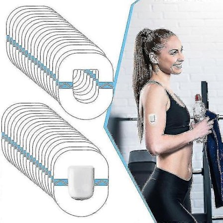 36 Pakning Vanntette Selvklebende Omnipod-plaster Klare