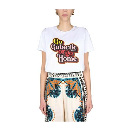 La DoubleJ Printed T-Shirt Hvid, Dame T-shirts