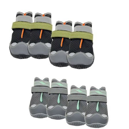 Hundskor, andningsbara hundtasskydd, justerbara tvättbara halkfria hundskor, med reflexremsa, för skadade klor, bekväma