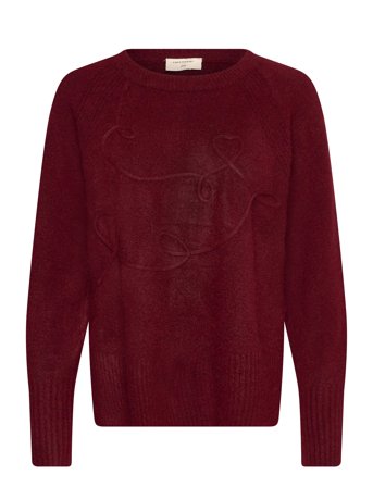 Fqgrsevalin-Pullover Burgundy FREE/QUENT