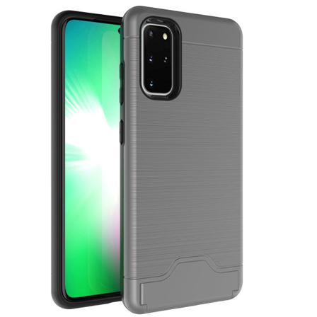 Samsung Galaxy S20 Plus - Stilfuldt cover med kortrum JENSEN Grå