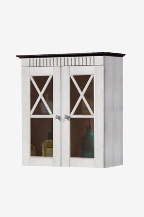 Loft24 - Badrumsskåp Cornelia Hög 2 Dörr - Flerfärgad - Badrumsmöbler - Från Homeroom