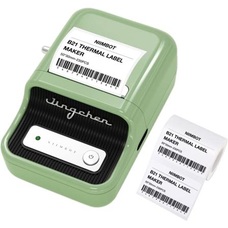 B21-tarrakone, Bluetooth -viivakooditarratulostimen tulostuskoko 20-50 mm, 1 rullan aloituspaperi