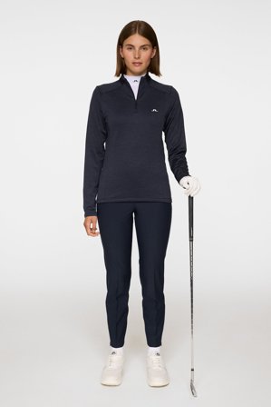 J.Lindeberg - Steffi Quarter Zip Mid Layer - Golf - Blue - Women - XS
