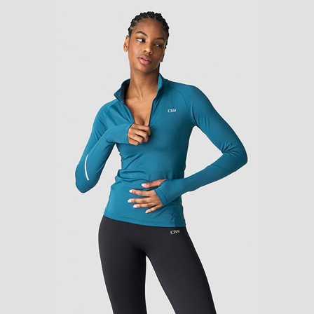 ICANIWILL Everyday Treningsgenser Zip Blå