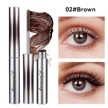 Metalltryllestav Mascara, Sterk Krølltang-effekt, Vanntett Tubing Mascara Volum og Lengde, Langvarig Smudge-Proof Non-Clumping Fiber Lash Extensi