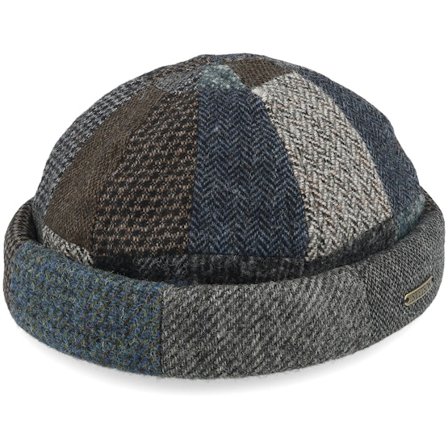 Stetson - Noir docker Bonnet - Docker Patchwork Multicolor Docker @ Hatstore