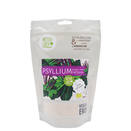 Mother Earth Psyllium Husk Premium Økologisk 200 g