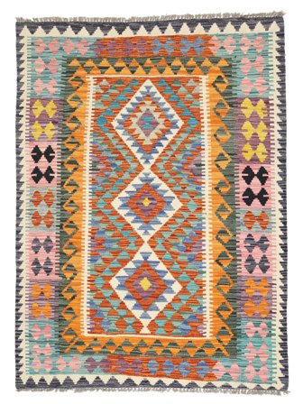 Alfombra Kilim Afghan Old Style 128X175 (Lana, Afganistán)