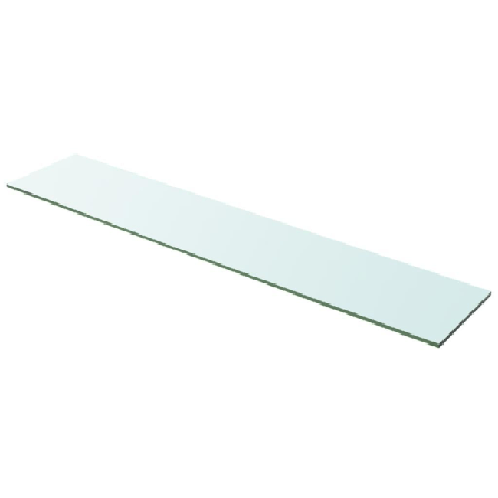 Vidaxl Hyllplan 2 St Glas Genomskinlig 100x20 Cm Transparent