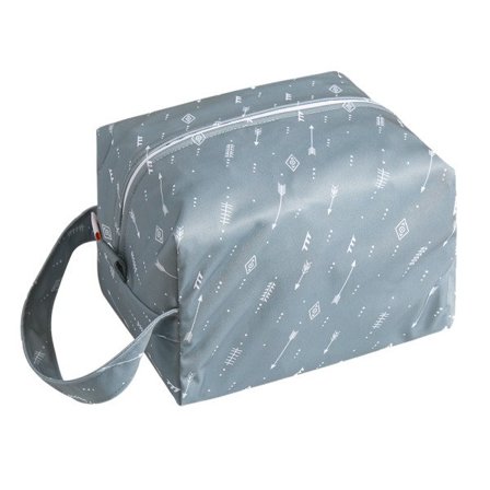 Vanntett hengeveske for bleier Gjenbrukbare våte og tørre poser for baby