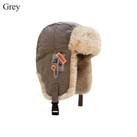 Trapper Hat Cossack Cap GRÅ grey