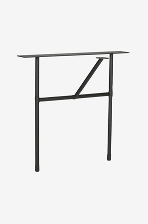 WOOOD - Pöydänjalka Tablo, H-malli - Musta - Pikkupöydät - - Homeroom