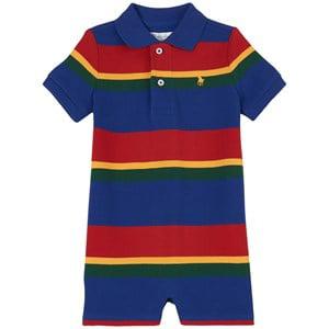 Kids - Ralph Lauren Multicolor Striped Romper 6 Months - All in ones - 6 months - Blue