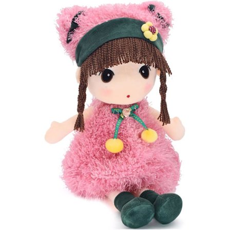 HWD Kawaii 17 tuuman Täytetty Plussinen Tyttö Nukke Hyvä Lahja Lapsille Vauvan Ystäville. (Vaaleanpunainen)