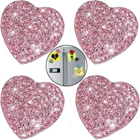 Krystal Glas Køleskabsmagneter, Kreative Køleskabsmagneter Sød