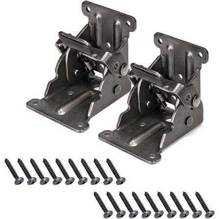 Foldbar Hængsel Bordben med 20 Skruer, Foldbar Lås, Foldbar