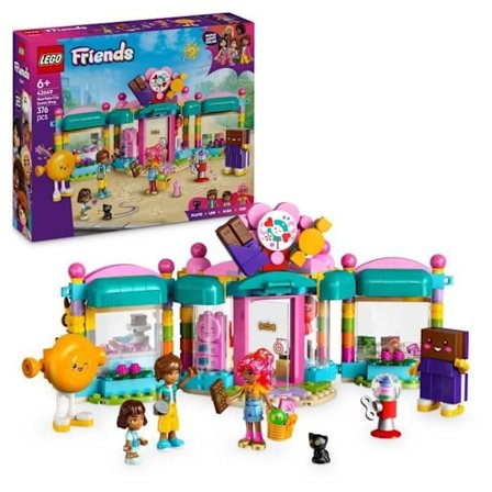 LEGO Friends 42649 Heartlake City Candy Shop - Godisbutik för flickor