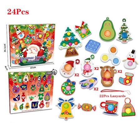 24 Days of Christmas Countdown Advent Calendar Blind Box Toy