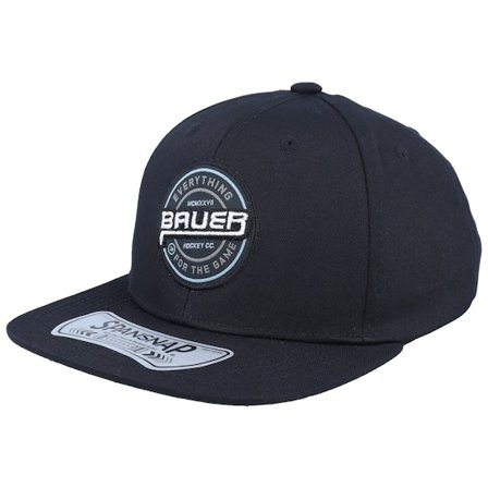Bauer - Zwart Cap - Kids Twill Hat Black Snapback @ Hatstore