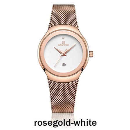 Stilren Damklocka från NaviForce (Super Slim)