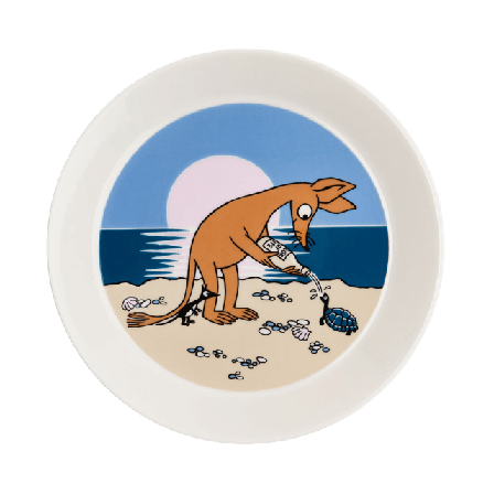 Arabia Mumin Tallrik 19Cm Sniff Blå Skålar 19 CM