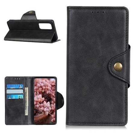 Alpha läder OnePlus 9 Pro fodral - Svart