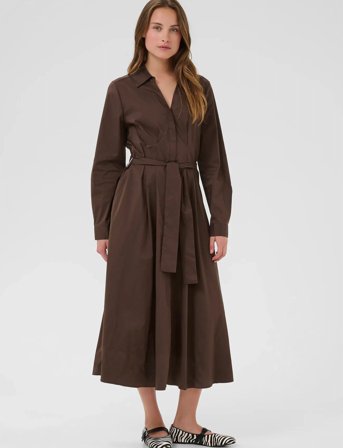 Culture Cuelna Antoinett Dress - Brown - XL
