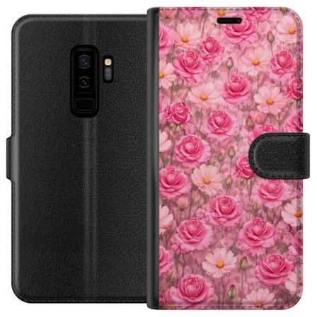 Yhteensopiva Lompakkokotelo Samsung Galaxy S9+ Petal Reverie Blush Rose