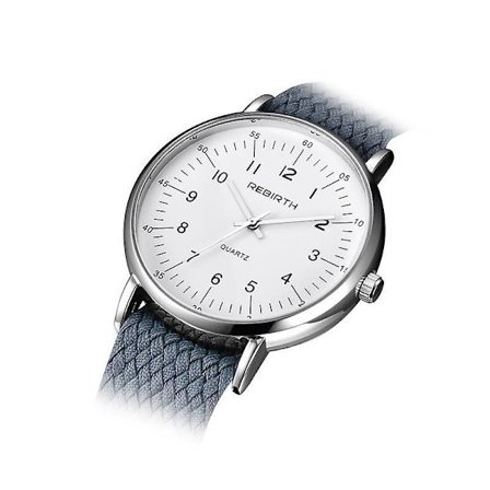 REBIRTH RE065 Casual Style Herr Armbandsur Nylon Band Watch Watch