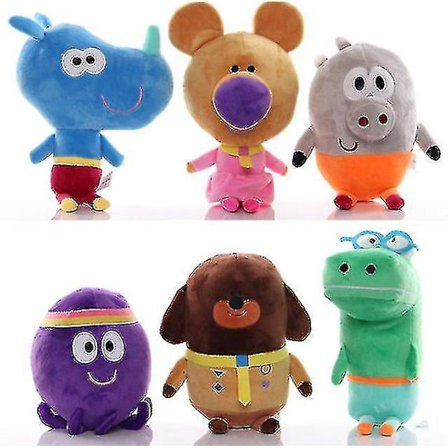Hei Duggee Pehmolelut Pehmeät Lapset Lasten Söpöt Pehmolelut Koiranopettaja Karhu Sarvikuono Mustekala Possu Krokotiili nukke Sarjakuva