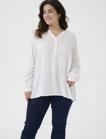 Kaffe Curve Kcmille Blouse - White - 52